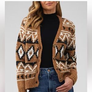 BB Dakota Steve Madden Spice of life  button up cardigan sweater S